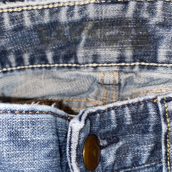 Express Jeans Straight Leg Size 0S 0 Short - Picture 5 of 8